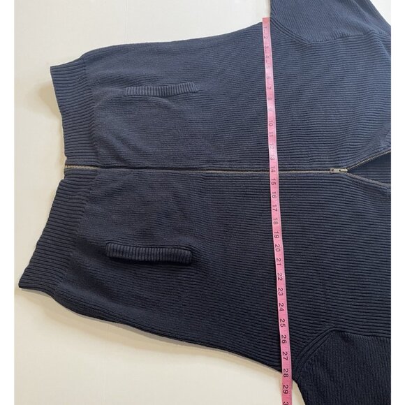 Vtg LL Bean Mens Thick Ribbed Cardigan Size XL Full Zip 90s Grunge Alternative‎ - Picture 5 of 11